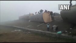 Bikaner-Guwahati Express derails near Domohani of Mainaguri in West Bengal