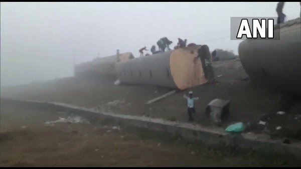 Bikaner-Guwahati Express derails near Domohani of Mainaguri in West Bengal