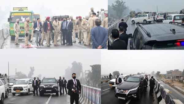 PM’s convoy took to the road only after confirmation from Punjab DGP