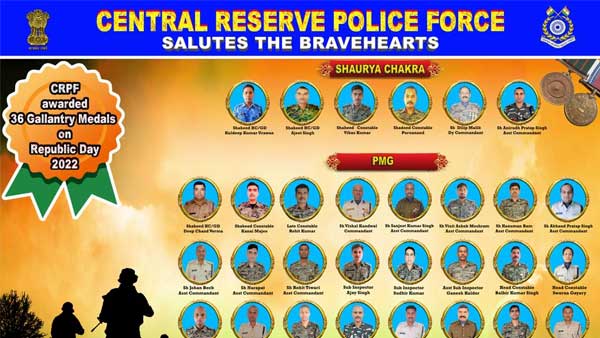 Shaurya Chakra: Nine awardees died in line of duty