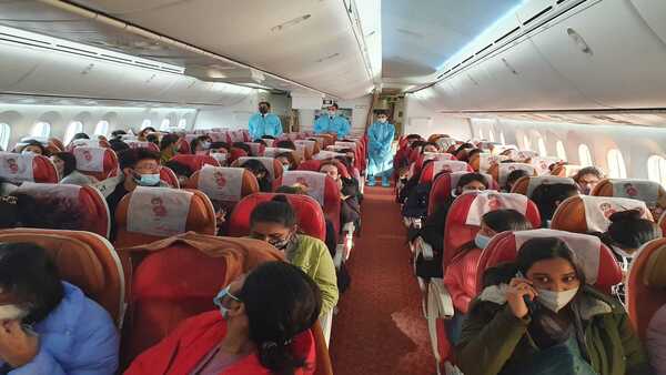 First Air India evacuation flight departs from Bucharest with 219 Indians; 2 more flights on course