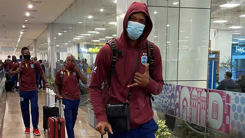 India vs WI: Visitors arrive in Ahmedabad for white-ball tour