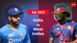 Live Cricket Score: India vs West Indies, 1st ODI