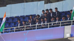 U-19 World Cup winning team attends 2nd ODI in Ahmedabad