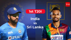 Live Cricket Score: India vs Sri Lanka, 1st T20I