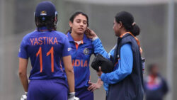 Smriti Mandhana 'stable' after being hit on the head