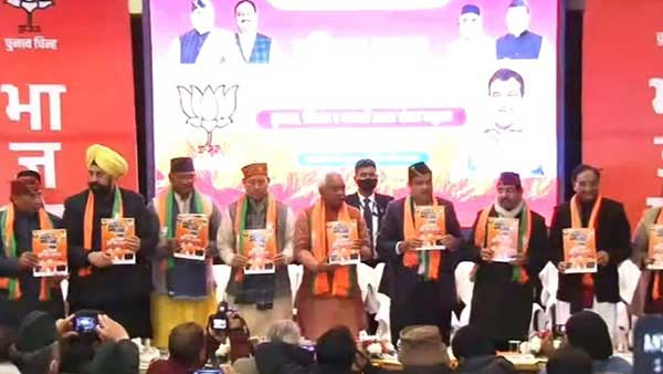 Uttarakhand polls: Gadkari releases BJP's manifesto