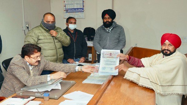 Punjab Elections 2022: Channi files nomination from Sri Chamkaur Sahib constituency