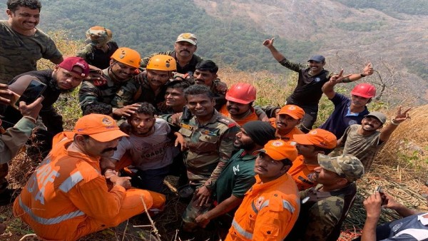 Kerala: After 45-hour-long operation, trekker trapped in hill cleft, rescued