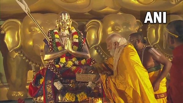 PM Modi-inaugurated Statue of Equality of Sriramanujacharya is made in China