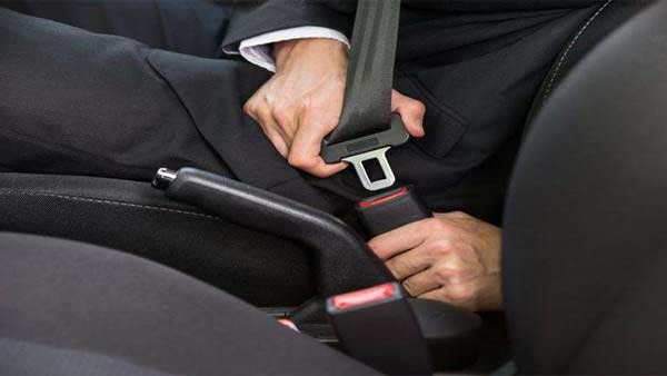 Three point seat belts mandatory for all front facing passengers in car