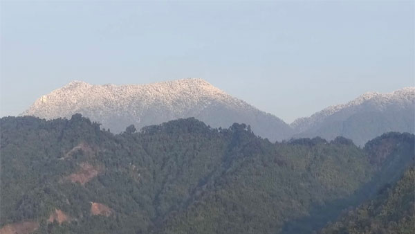 Arunachal Pradesh: Snowfall after 34-years in Daria Hill