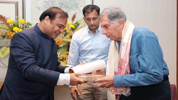 Ratan Tata honoured with Assam's highest civilian award 'Assam Baibhav'