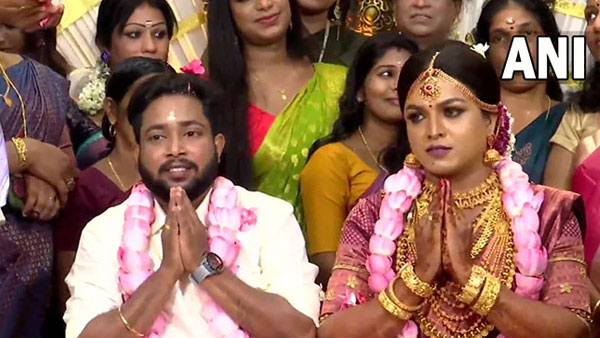 On Valentine’s Day, transgender couple ties knot in Thiruvananthapuram