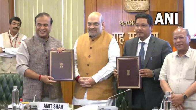 Assam, Meghalaya sign historic agreement to resolve 50-year-old boundary dispute