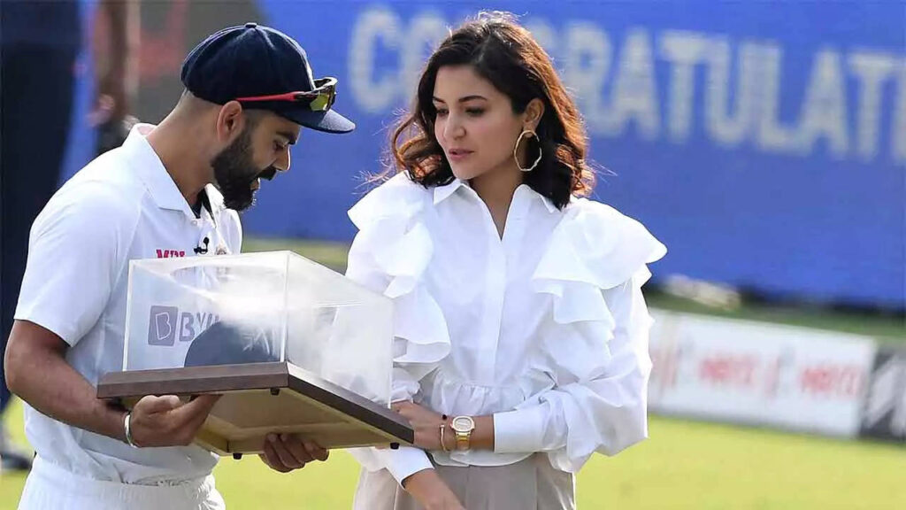 IN PICS: Anushka joins Virat as he is felicitated for his 100th Test match