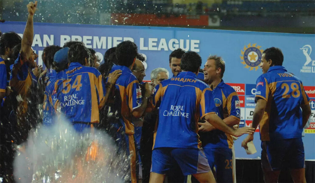 Warne's Midas touch won underdogs Rajasthan inaugural IPL title