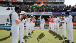 Watch: Team India gives Virat Kohli a guard of honour