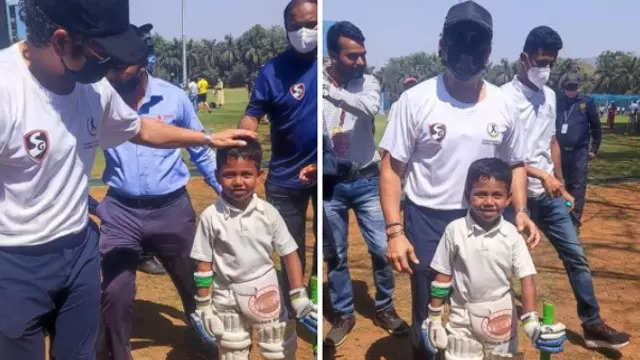 How internet sensation kid ended up training with idol Tendulkar