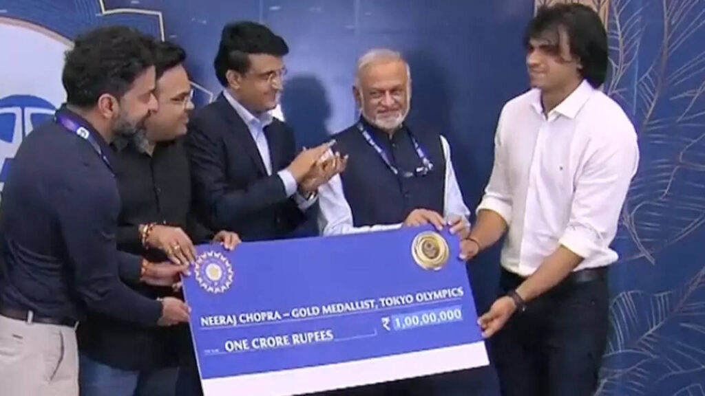 BCCI honours Olympians, including gold medallist Chopra, ahead of IPL opener