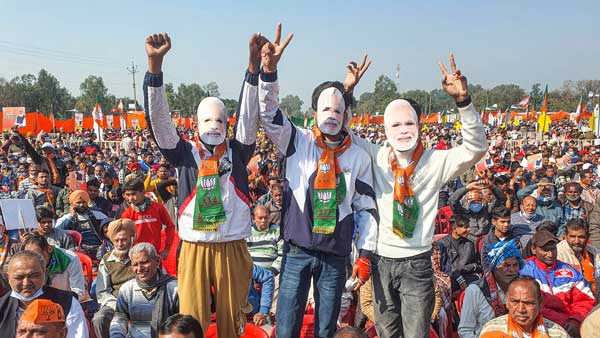 BJP could end up with 326 seats in UP predicts Axis My India exit poll