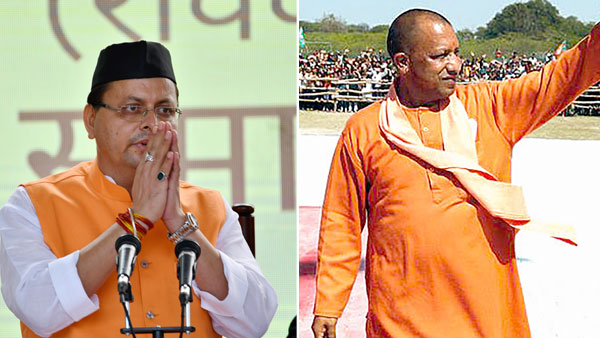 Yogi in UP, Dhami in Uttarakhand set to create history