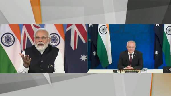 Border peace key for normalisation of ties with China: PM Modi at India-Australia Summit