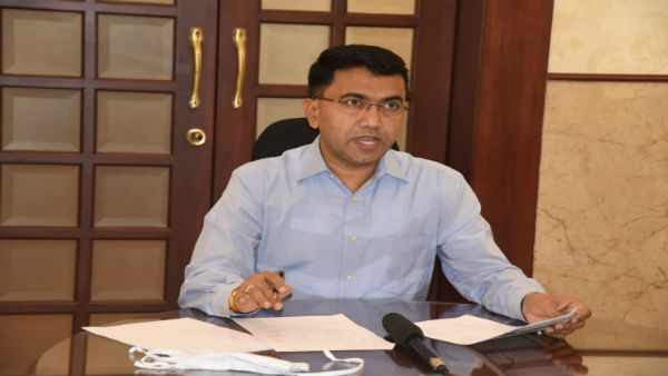 Pramod Sawant stakes claim to form govt, to take oath as Goa CM on Mar 23