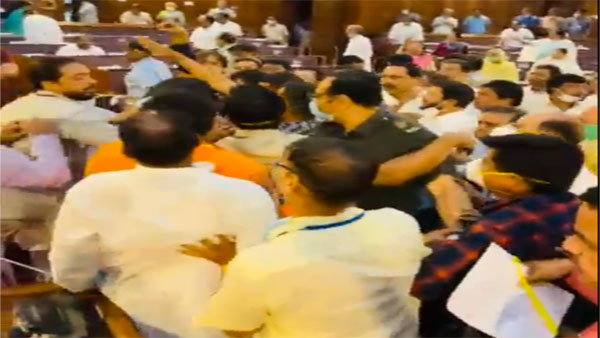 Ruckus in West Bengal Assembly over Birbhum killings, 5 BJP MLAs suspended for unruly conduct