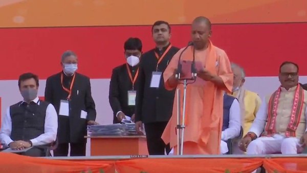 Yogi Adityanath takes oath as Uttar Pradesh CM for second term