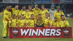 Finch, Ellis help world champs Australia beat Pakistan in one-off T20I