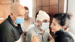 Nari Contractor back home after skull surgery