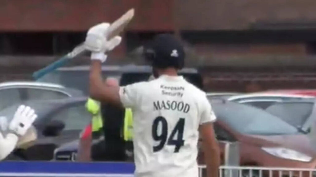 Pakistan's Shan Masood hits maiden double century in English County