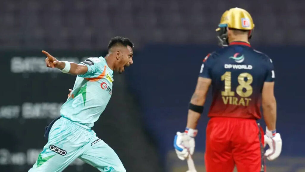 Chameera fourth bowler to dismiss Kohli on golden duck in IPL