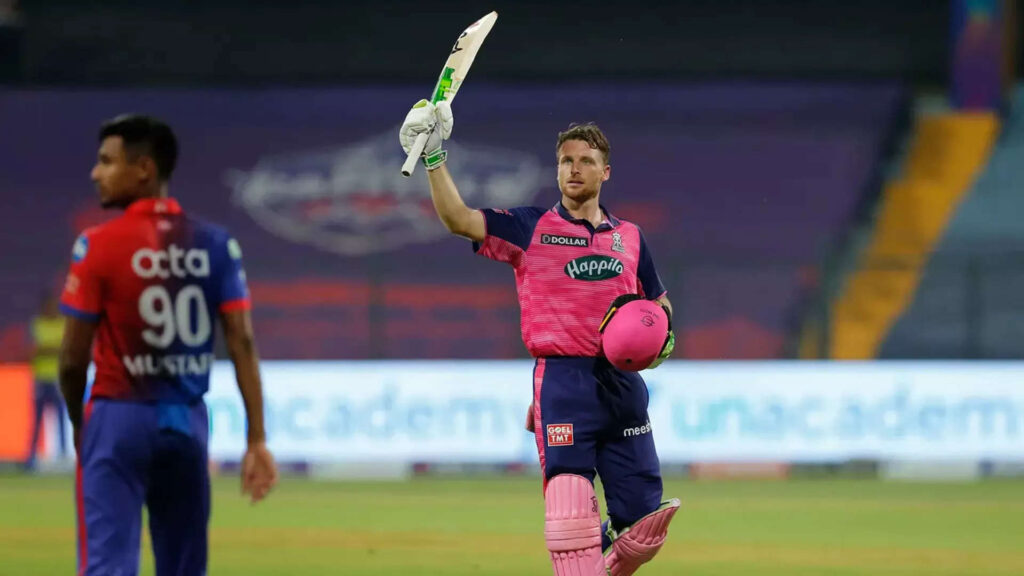 In Pics: Jos Buttler hits ton as RR beat DC