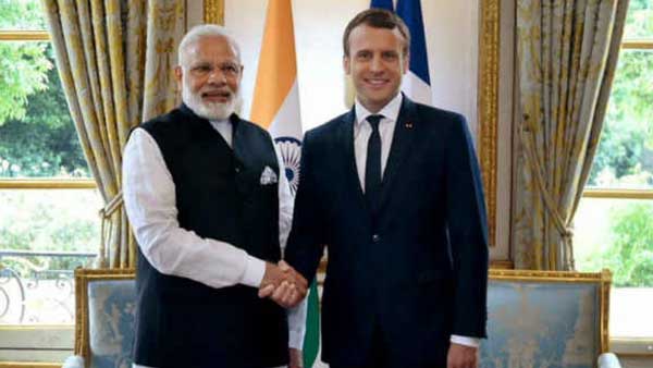 Macron gets a congratulatory message from friend Narendra Modi