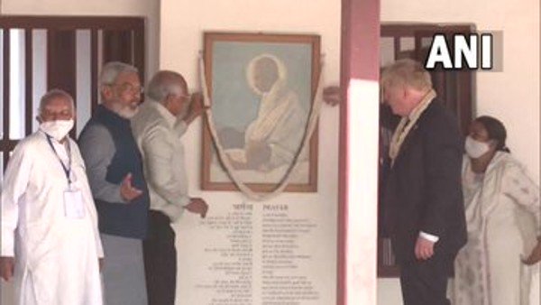 UK PM Boris Johnson pens message in Sabarmati Ashram's visitors book