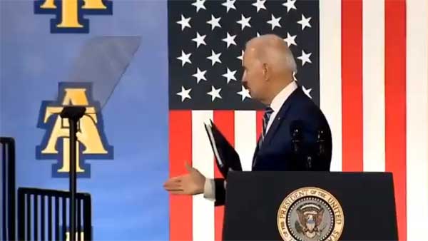 So whose hand was Joe Biden shaking? Watch viral video