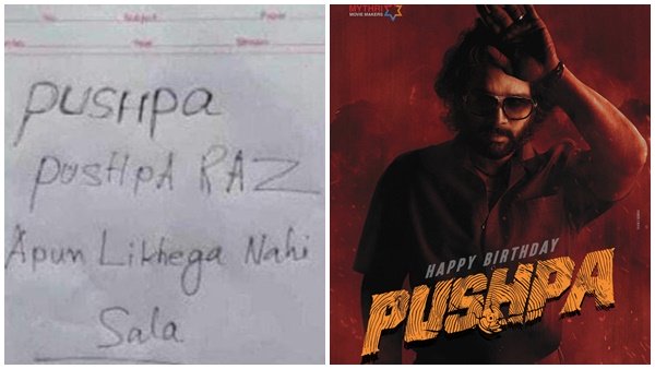 VIRAL: Craze or careless attitude? Bengal student writes Pushpa film dialogue in class 10 answer sheet