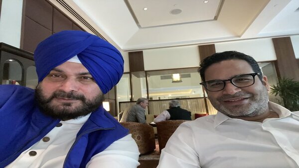 With my old friend…: Navjot Singh Sidhu posts photo with Prashant Kishor