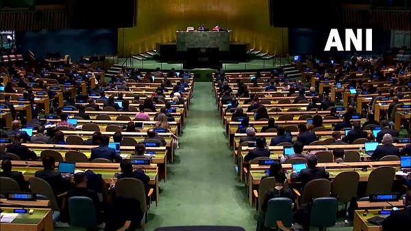 India abstains from voting in UN General Assembly to suspend Russia from Human Rights Council