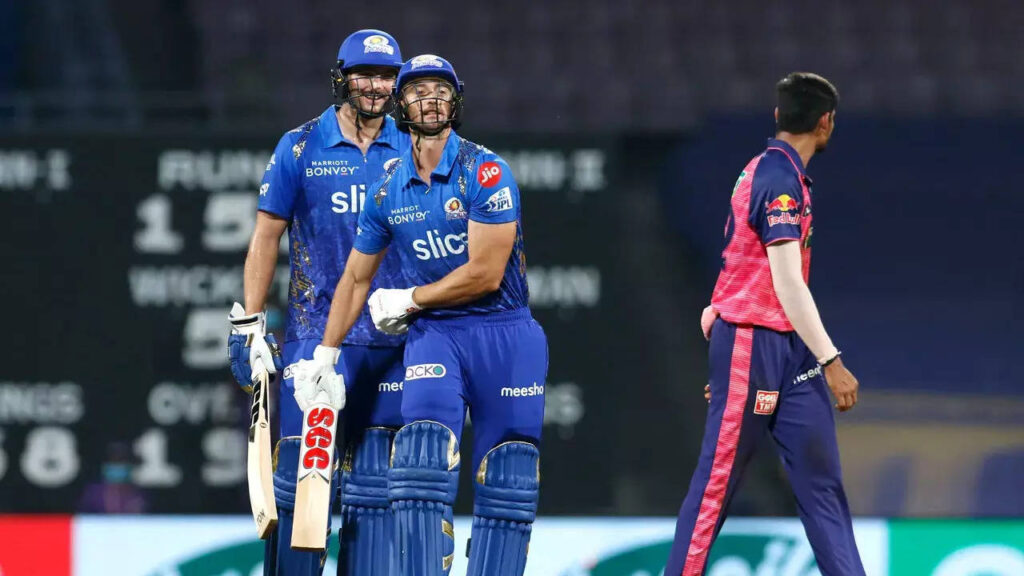 IPL 2022: Mumbai Indians manage to get on the board, finally