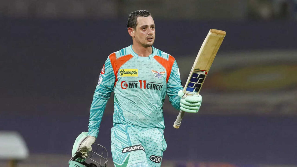 'Bit of frustration', says LSG's De Kock on his century celebration