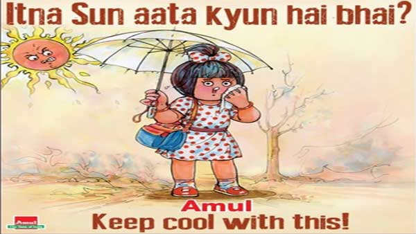 ‘Itna Sun aata’…….. Amul burns it with this doodle on the heatwave