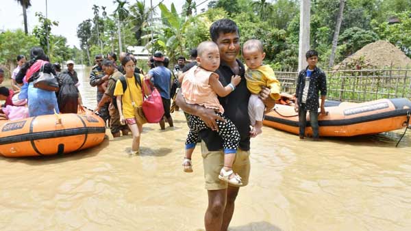 Assam Floods: Over 6 lakh people affected in 26 districts; Amit Shah expresses concern, assures help