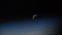 Stunning: This is how the Super Flower Blood Moon Eclipse looked from space