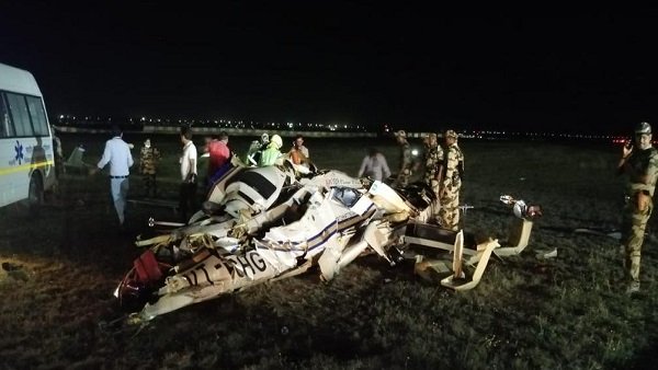 Chhattisgarh govt helicopter crashes at Raipur airport; two pilots dead