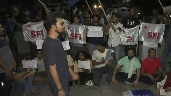 Gyanvapi Mosque case: DU students protest, demand release of arrested professor