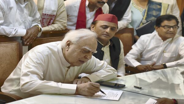 With SP support Kapil Sibal files RS nomination, says he quit Congress on May 16