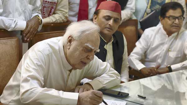 Sibal who filed nomination with SP backing was lawyer who secured Azam Khan bail